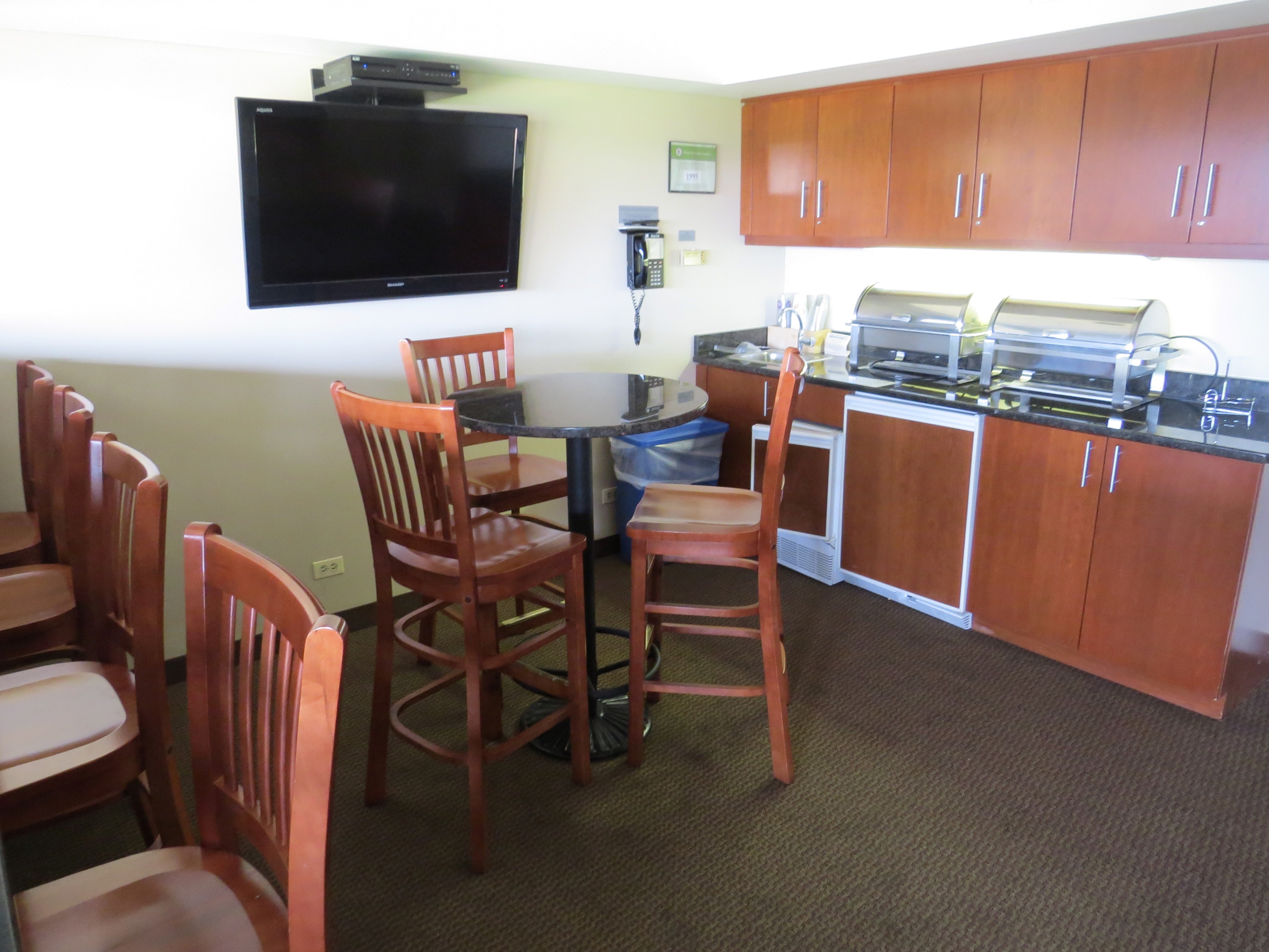 Wrigley Field Suite Catering Set Up